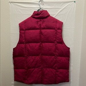 Women's Red Puffer Vest